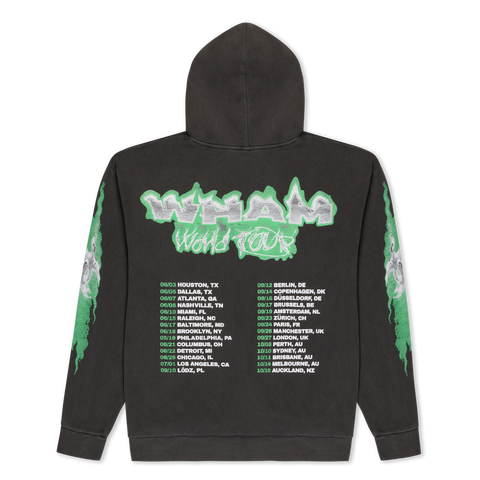 WHAM TOUR FLAMES HOODIE