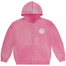 Load image into Gallery viewer, DEAD FRESH ZIP HOODIE (PINK) + SIGNED VINYL
