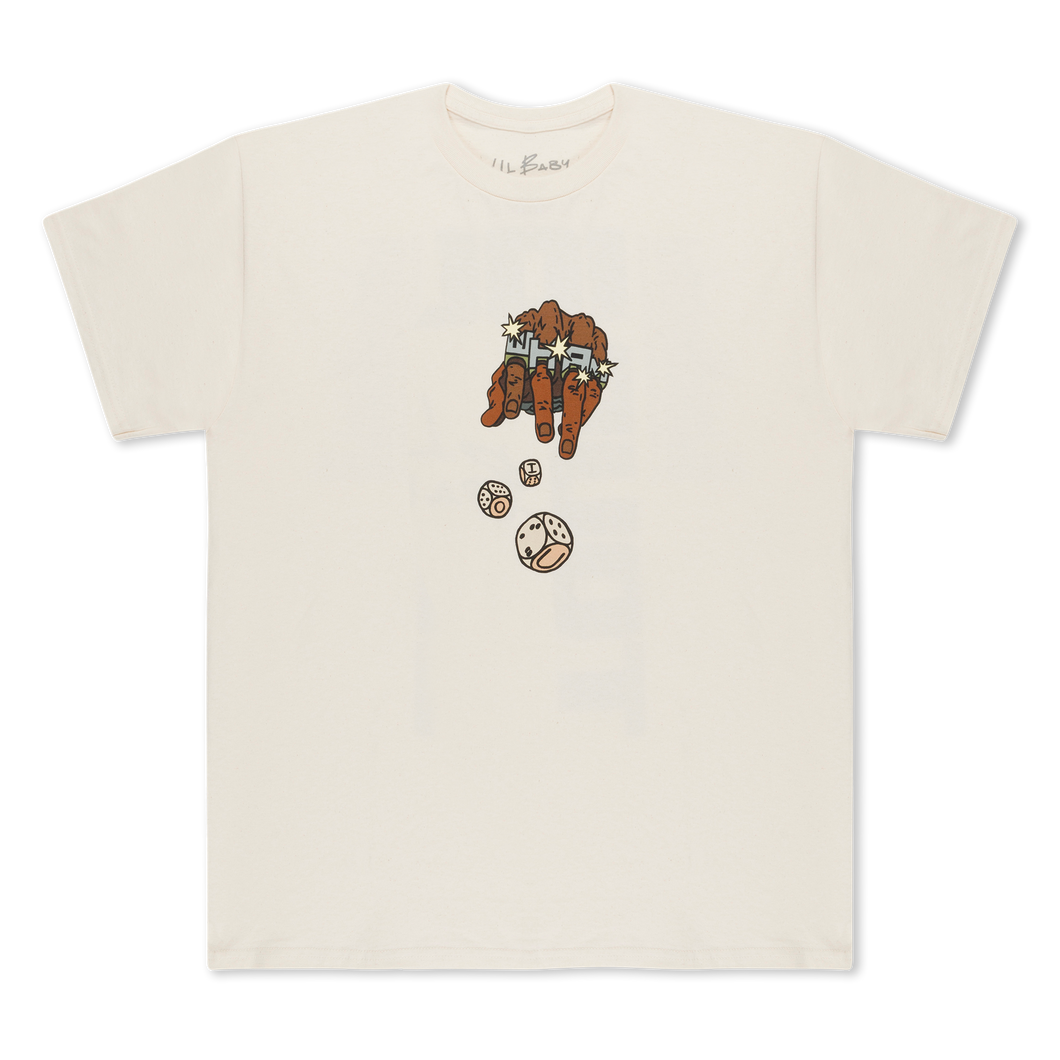 IOU TOUR DICE TEE (CREAM)