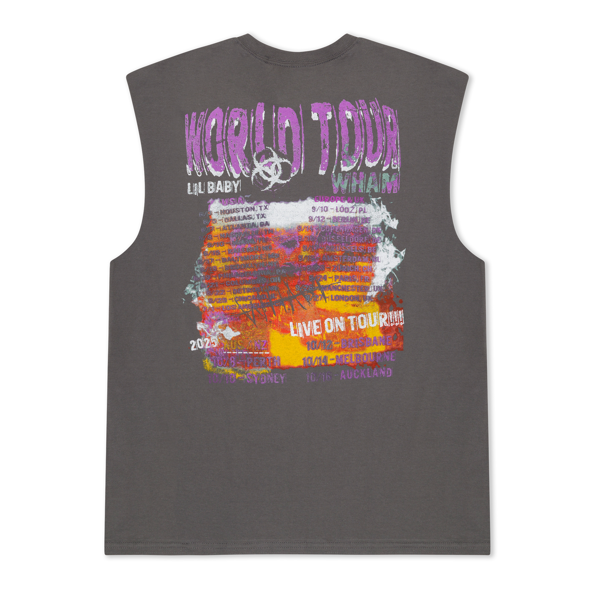 LIL BABY WHAM TOUR Tシャツ　M WHAM! by Lil Baby Tour Black T-Shirt | Zumiez